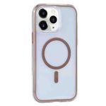 For iPhone 11 Pro Max Vacuum Airbag Y2 Series Transparent MagSafe Magnetic Phone Case(Bronze)