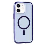 For iPhone 11 Vacuum Airbag Y2 Series Transparent MagSafe Magnetic Phone Case(Purple)