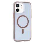 For iPhone 11 Vacuum Airbag Y2 Series Transparent MagSafe Magnetic Phone Case(Bronze)