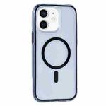For iPhone 11 Vacuum Airbag Y2 Series Transparent MagSafe Magnetic Phone Case(Black)