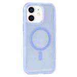 For iPhone 11 Vacuum Airbag Y2 Series Transparent MagSafe Magnetic Phone Case(Lilac)