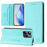 For Infinix Zero 20 RC01 Dual-Folded Magnetic Suction RFID Leather Phone Case(Mint Green)