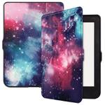 For KOBO Nia 6 inch Colored Drawing Voltage Elastic Texture Horizontal Flip Leather Case(Galactic Nebula)