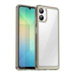 For Samsung Galaxy A06 5G Colorful Series Acrylic Hybrid TPU Phone Case(Transparent Grey)