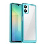 For Samsung Galaxy A06 5G Colorful Series Acrylic Hybrid TPU Phone Case(Transparent Blue)