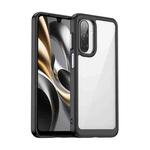 For Samsung Galaxy A17 5G Colorful Series Acrylic Hybrid TPU Phone Case(Black)