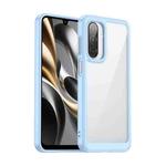 For Samsung Galaxy A17 5G Colorful Series Acrylic Hybrid TPU Phone Case(Blue)
