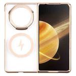 For Honor Magic V3 6D Glossy Electroplated PC MagSafe Phone Case(Desert Gold)