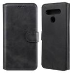 For LG K51S / Q51S Classic Calf Texture PU + TPU Horizontal Flip Leather Case, with Holder & Card Slots & Wallet(Black)