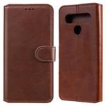 For LG K61 Classic Calf Texture PU + TPU Horizontal Flip Leather Case, with Holder & Card Slots & Wallet(Brown)