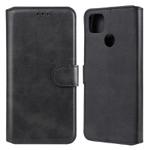 For Xiaomi Redmi 9C Classic Calf Texture PU + TPU Horizontal Flip Leather Case, with Holder & Card Slots & Wallet(Black)