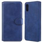 For Xiaomi Redmi 9A Classic Calf Texture PU + TPU Horizontal Flip Leather Case, with Holder & Card Slots & Wallet(Blue)