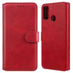 For Huawei Honor 9X Lite Classic Calf Texture PU + TPU Horizontal Flip Leather Case, with Holder & Card Slots & Wallet(Red)