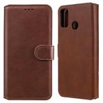 For Huawei Honor 9X Lite Classic Calf Texture PU + TPU Horizontal Flip Leather Case, with Holder & Card Slots & Wallet(Brown)