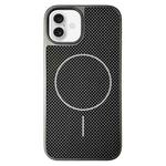 For iPhone 16 Plus Pita Series MagSafe TPU + PC Texture Phone Case(Grey)