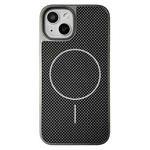 For iPhone 15 Pita Series MagSafe TPU + PC Texture Phone Case(Grey)