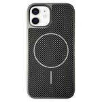 For iPhone 12 Pita Series MagSafe TPU + PC Texture Phone Case(Grey)