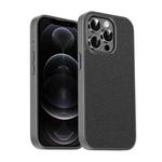 For iPhone 12 Pro Pita Series TPU + PC Texture Phone Case(Grey)