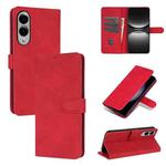 For Samsung Galaxy S25 Edge 5G AZNS Skin Feel Calf Texture Flip Leather Phone Case(Red)