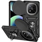 For Redmi Note 14 Pro+ 5G Global Sliding Camshield Holder Phone Case(Black)
