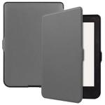 For KOBO Nia 6 inch Solid Color Horizontal Flip TPU + PU Leather Case, with Holder / Wake-up Function(Grey)