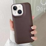 For iPhone 13 Leather Texture Phone Case(Coffee)