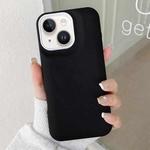 For iPhone 15 Leather Texture Phone Case(Black)