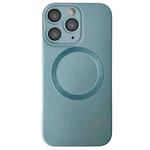 For iPhone 11 Pro Max Metallic Paint CD Texture MagSafe TPU Phone Case(Sierra Blue)