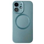For iPhone 11 Metallic Paint CD Texture MagSafe TPU Phone Case(Sierra Blue)