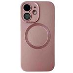 For iPhone 11 Metallic Paint CD Texture MagSafe TPU Phone Case(Pink)