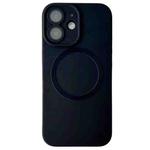 For iPhone 11 Metallic Paint CD Texture MagSafe TPU Phone Case(Black)