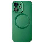 For iPhone 11 Metallic Paint CD Texture MagSafe TPU Phone Case(Green)