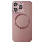 For iPhone 11 Pro Metallic Paint CD Texture MagSafe TPU Phone Case(Pink)
