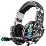 KOTION EACH G9000 Pro On-Ear Gaming Headset with Mic, Cable Length: About 2.1m(Camouflage Grey)