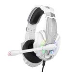 KOTION EACH G9000 Plus On-Ear Gaming Headset with Mic, Length: About 2.1m(Black White)