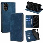 For Redmi A5 4G 171.7mm RFID Anti-theft Brush Magnetic Leather Phone Case(Blue)