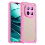 For Redmi Note 14 Pro+ 5G Armor Glaze PC Hybrid TPU Phone Case(Pink)