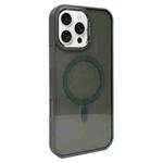 For iPhone 16 Pro Max Metal Lens Frame MagSafe Phone Case(Dark Grey)