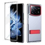 For Xiaomi Mix Fold 4 Ice-Cold Holder PC Hybrid TPU Phone Case(Red)
