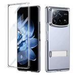 For Xiaomi Mix Fold 4 Ice-Cold Holder PC Hybrid TPU Phone Case(Silver)
