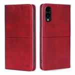 For Fujitsu Arrows We2 Cow Texture Magnetic Leather Phone Case(Red)