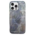 For iPhone 16 Pro Max Double Layer IMD Pattern TPU Phone Case(Pleated Paper Stripes)