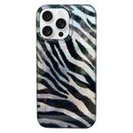 For iPhone 16 Pro Double Layer IMD Pattern TPU Phone Case(Zebra Print)