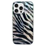 For iPhone 15 Pro Max Double Layer IMD Pattern TPU Phone Case(Zebra Print)