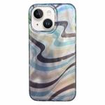 For iPhone 13 Double Layer IMD Pattern TPU Phone Case(Contrast Stripes)