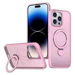 For iPhone 14 Pro Wing Series Gen2 MagSafe Metal Ring Holder Phone Case(Pink)