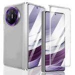 For Huawei Mate X5 lce Folding Series Integrated Clear PC Phone Case(Purple)