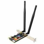 EDUP EP-BE9715 8774Mbps WiFi 7 Bluetooth 5.4 Tri-Band PCI-E WiFi Adapter Wireless Network Card(Black)