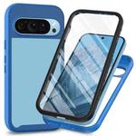 For Google Pixel 9 Pro XL Starry Sky Solid Color Series PC + TPU Phone Case with PET Film(Royal Blue)