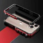 For iPhone 15 Pro Max Mechanical Armor Creative Metal Frame Aluminum Alloy Phone Case(Black)